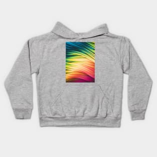 Rain & Fire Abstract Strands Art Kids Hoodie